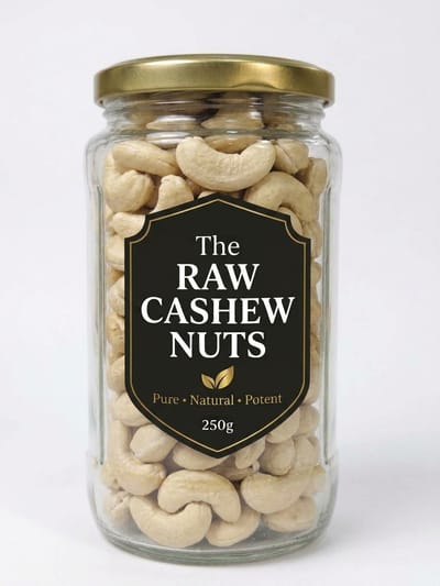 Raw Cashew Nuts / কাজু বাদাম কাঁচা - 250 g