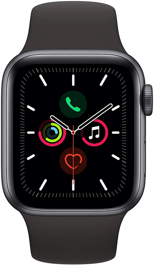 Brand New Apple Watch Series 5 (GPS + Cellular, 44MM) - Space Gray Aluminum Case with Black Sport Band