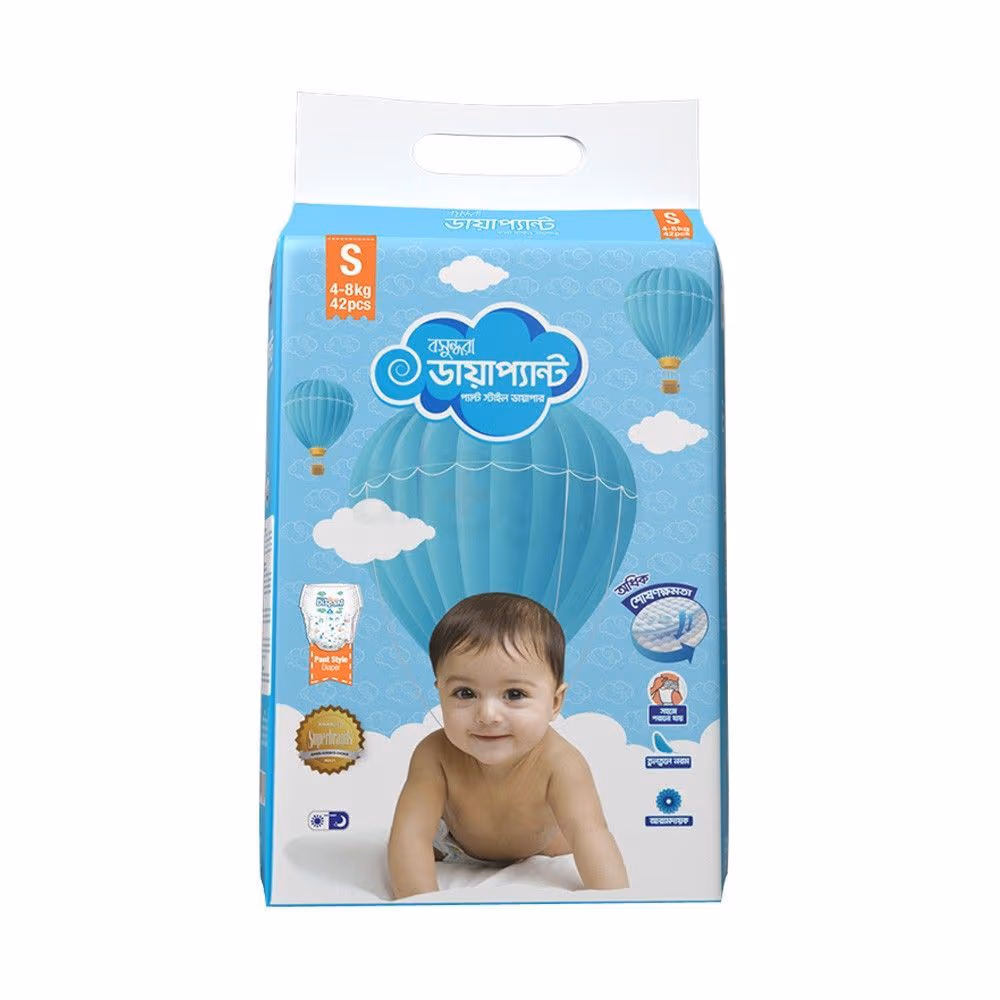 Standard Bashundhara Diapant S 4-8 kg 42pcs/pkt 6pkt/M.poly