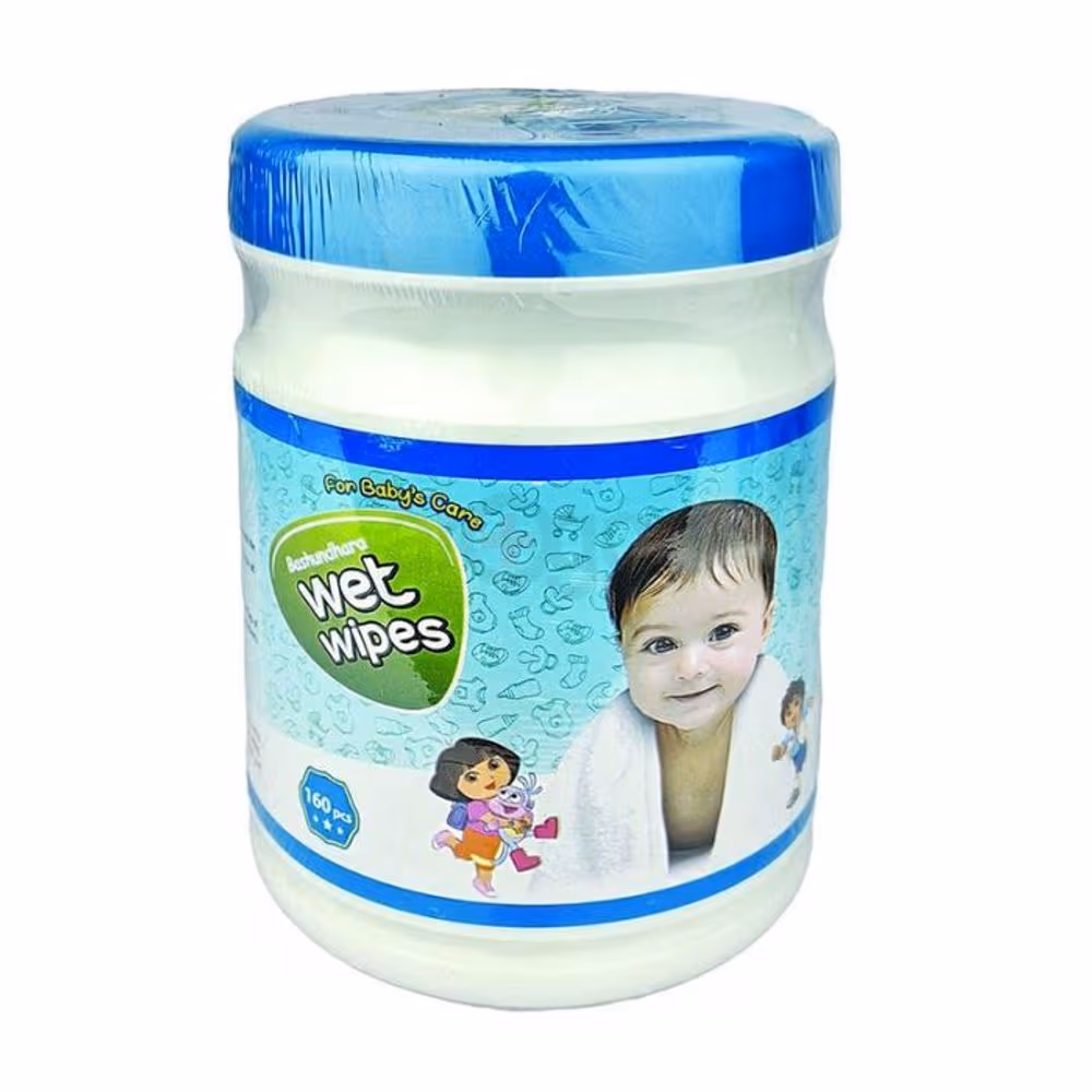 Wet Wipes canister Large 12 Pac /ctn- 160 pcs