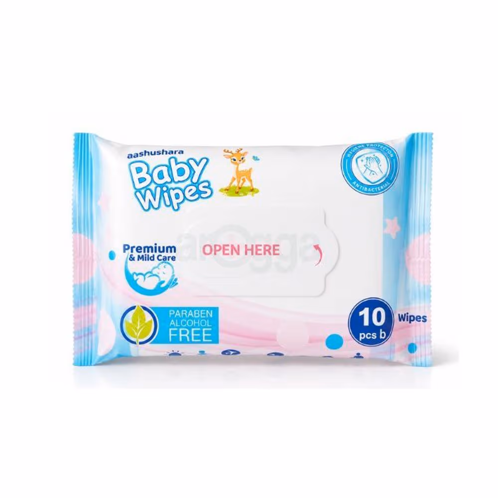 Wet Wipes Pouch 10 Pcs/pkt