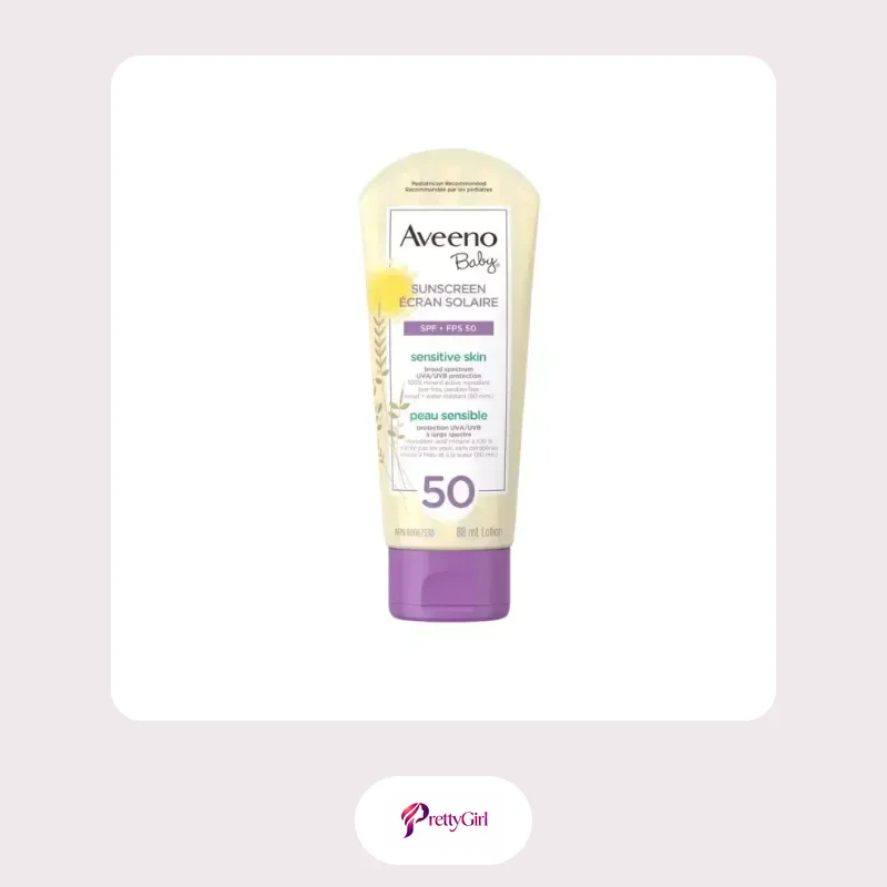 Aveeno Baby Sensitive Skin Sunscreen SPF 50 - 88ml