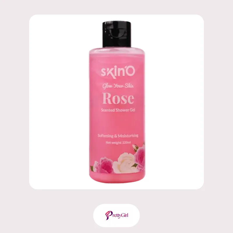 SkinO Rose Scented Shower Gel 220 ml