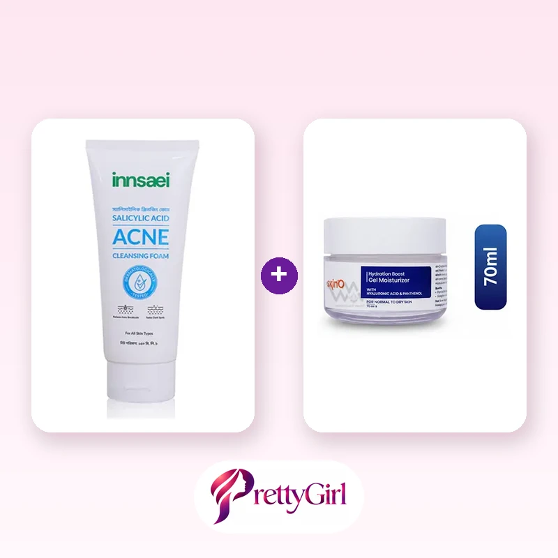 Acne Control Duo (Innsaei Salicylic Acid Face Wash + skinO Hydration Boost Moisturizer)