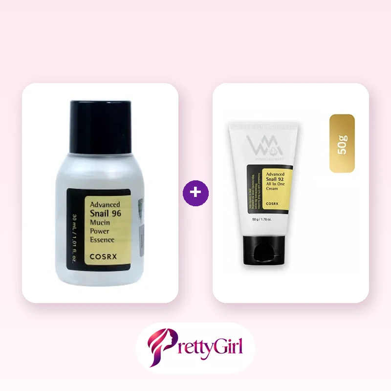 COSRX Snail Mini Duo (COSRX Snail 96 Mucin Essence + COSRX Snail 92 Cream)