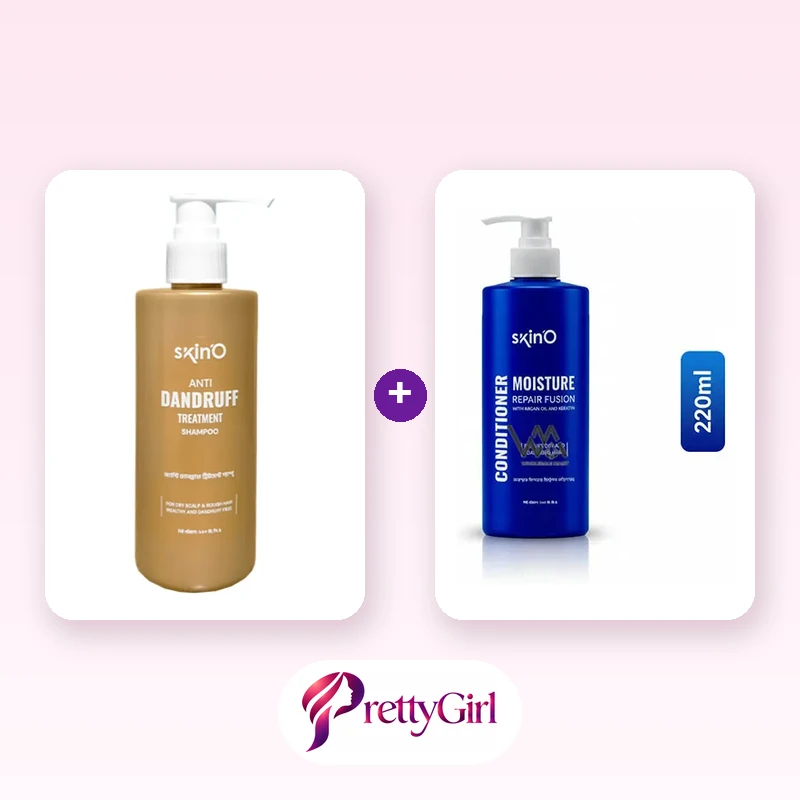 Dandruff Care Duo (skinO Anti Dandruff Shampoo + skinO Moisture Repair Conditioner)