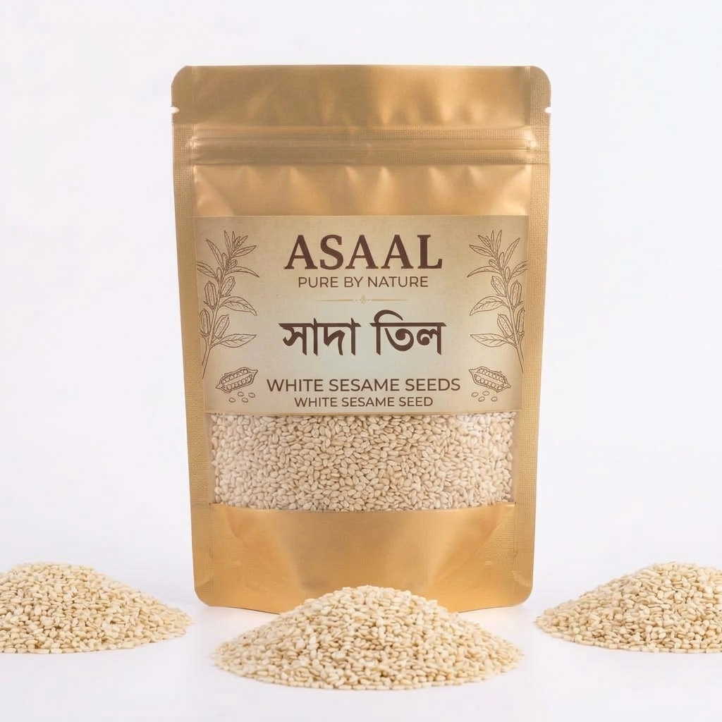 white sesame seeds (সাদা তিল) - 1KG