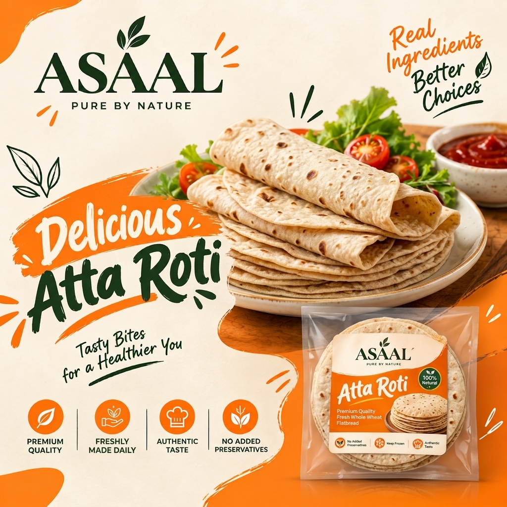 Atta Roti / আটারুটি - 1300 g (20 pcs)