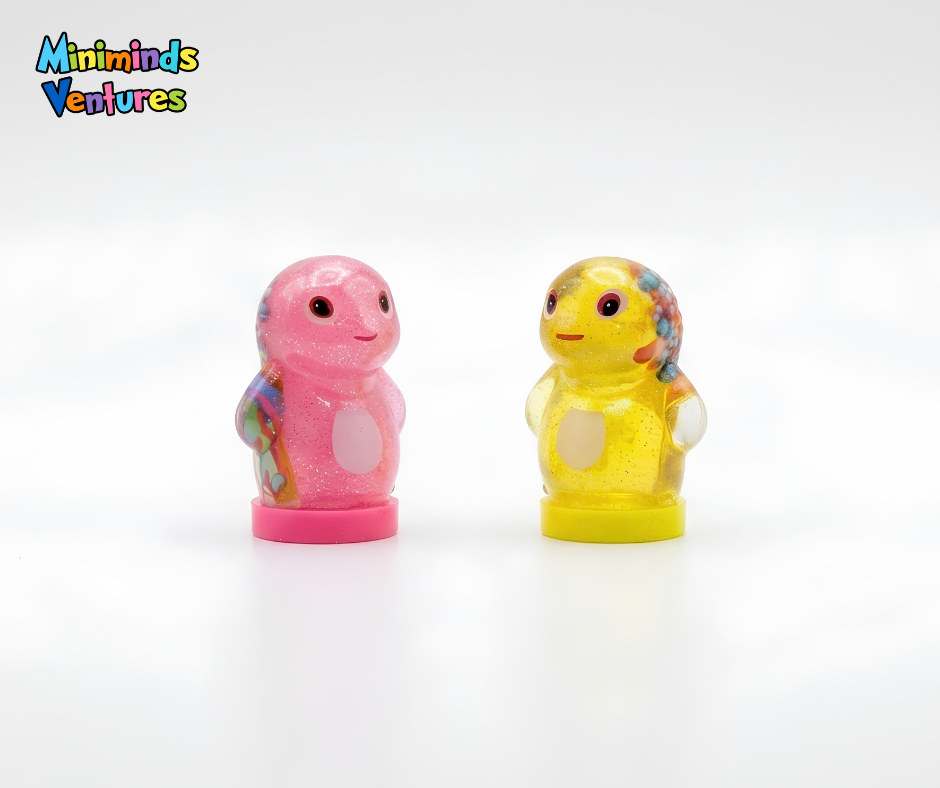 Cute Dinosaur Slime Bottle | Crystal Mud