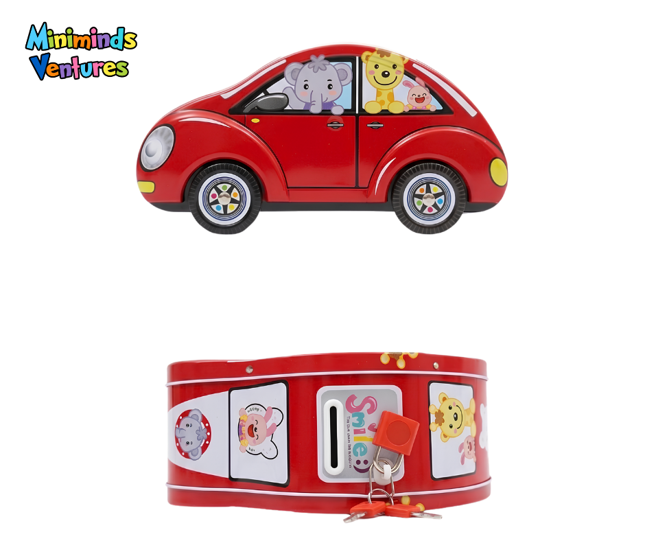 Car Shaped Coin Box for Kids