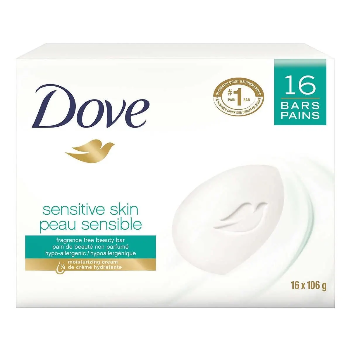 Dove Sensitive Peau Sensible soap bar