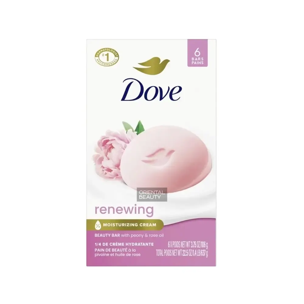 Dove, Purely Pamperin g Sweet Cream And Peony Beauty Bar 6 Bars