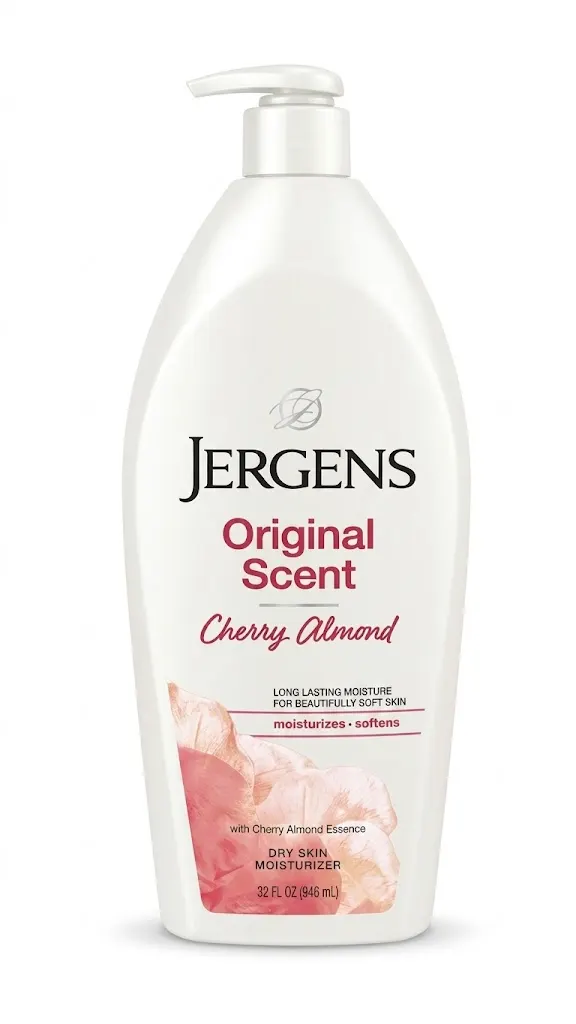 Jergens Orginal Scent Cherry Almond Dry Skin moisturizer Lotion 946ml
