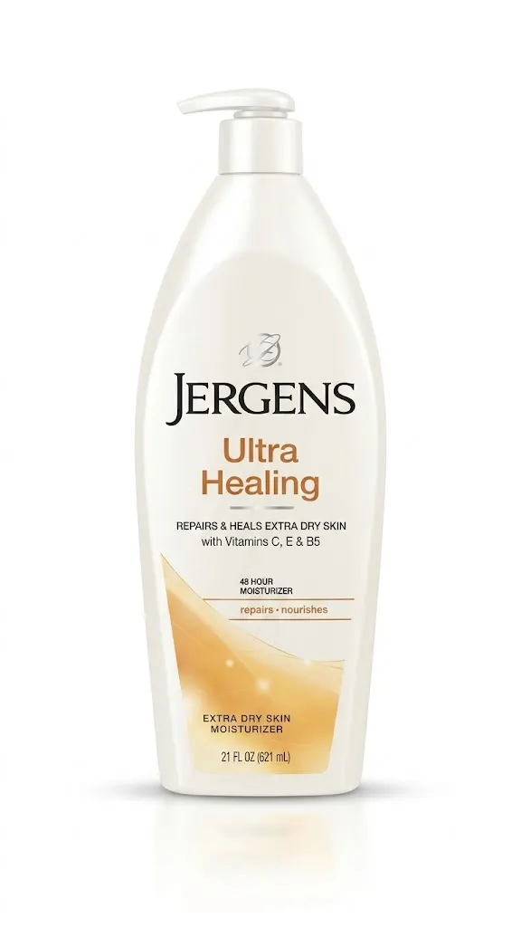 Jergens Ultra Healing Body Lotion Dry Skin Moisturizer 621ml