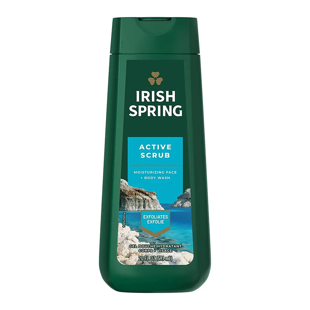 Irish spring Active Scrub Moisturizing Face + Body Wash​​​​​​​ - 591ml