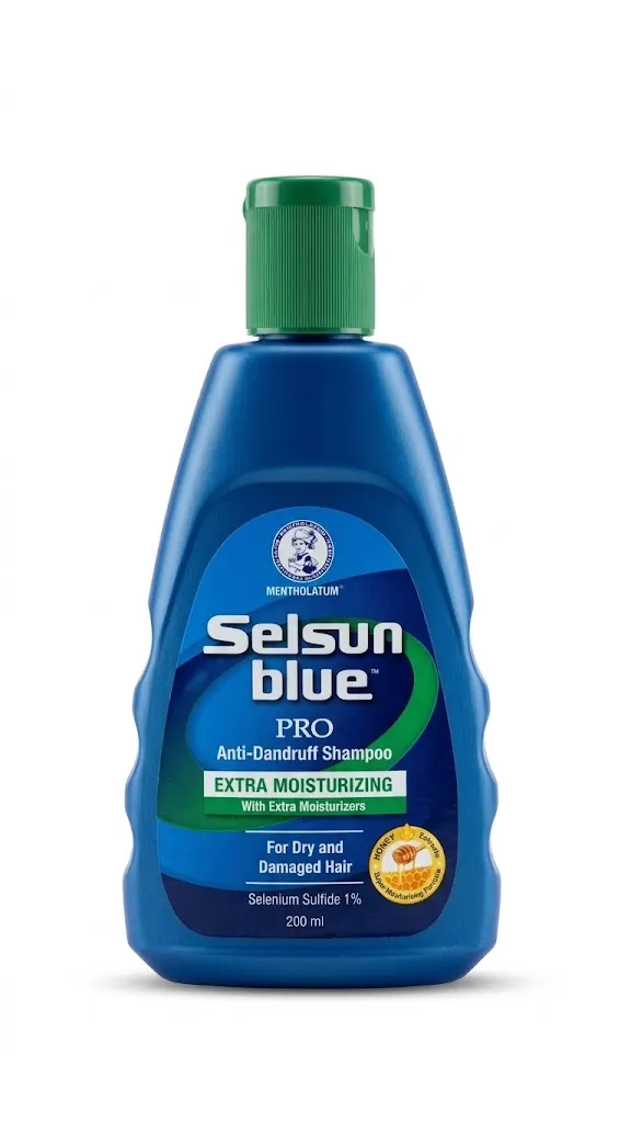 Selsun Blue Pro Extra Moisturizing Anti Dandruff Treatment Shampoo 200ml