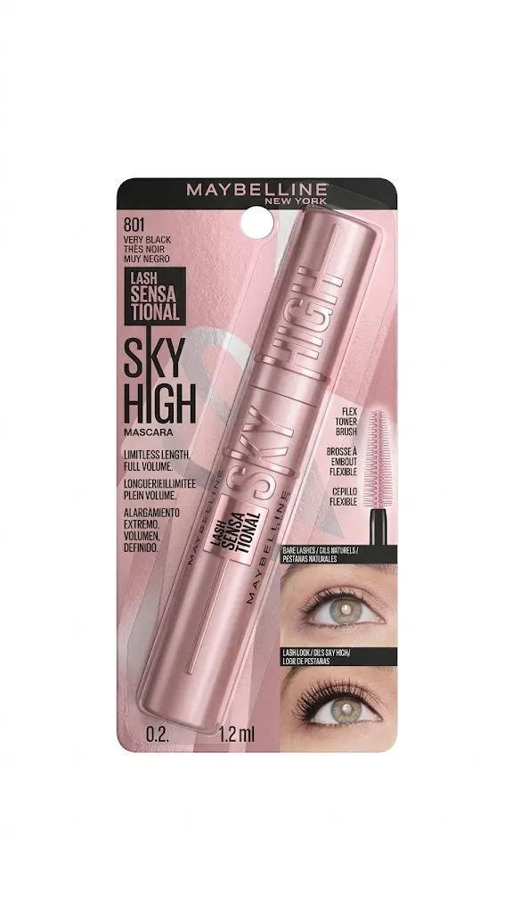Maybelline Sky High Washable Mascara - 801 Very Black