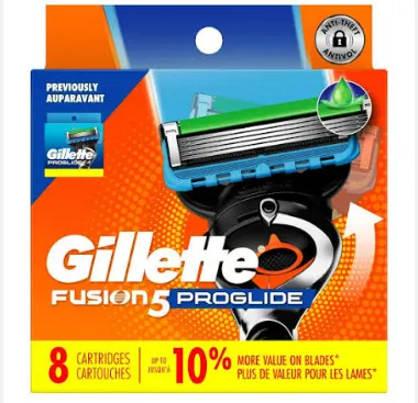 Gillette ProGlide Men's Shaver Cartridges, 8 Blade Refills