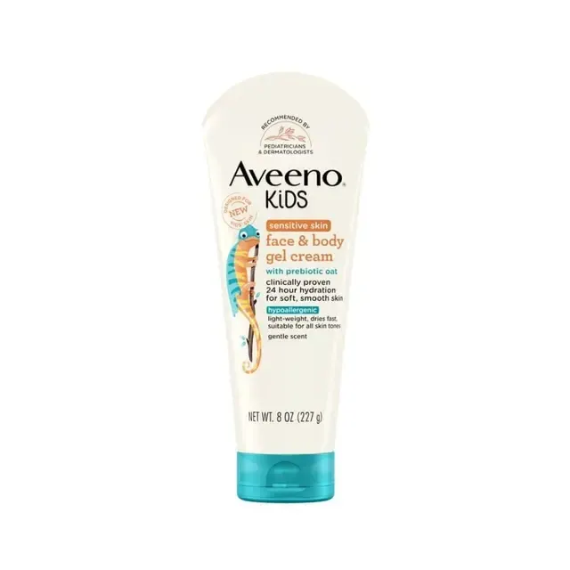 Aveeno Kids Enfants Face & Body Gel Cream 227g
