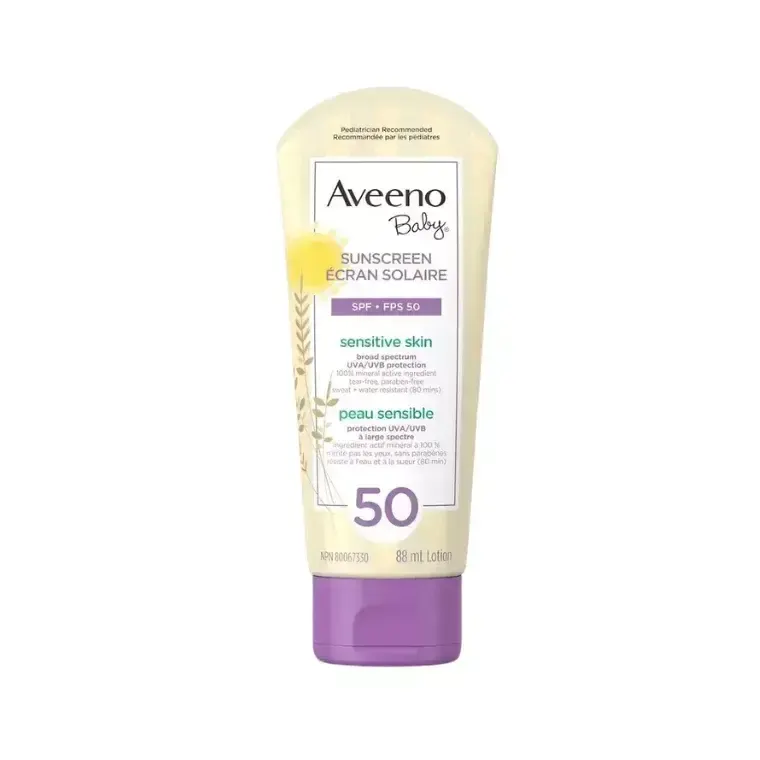 Aveeno Baby Sensitive Skin Sunscreen SPF 50 - 88ml