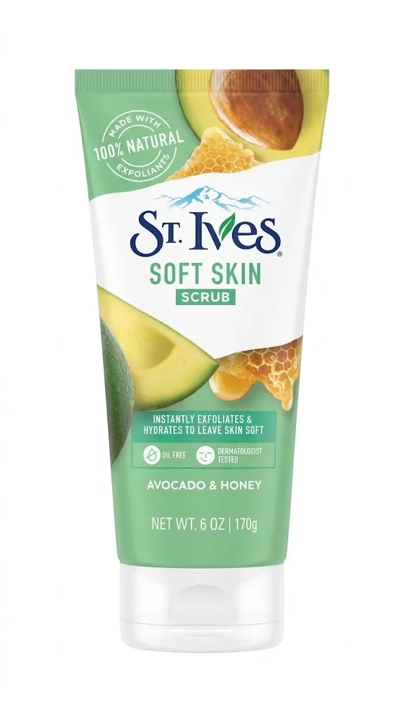 St. Ives Exfoliant Avocado & Honey Moderate Exfoliation Scrub 170g