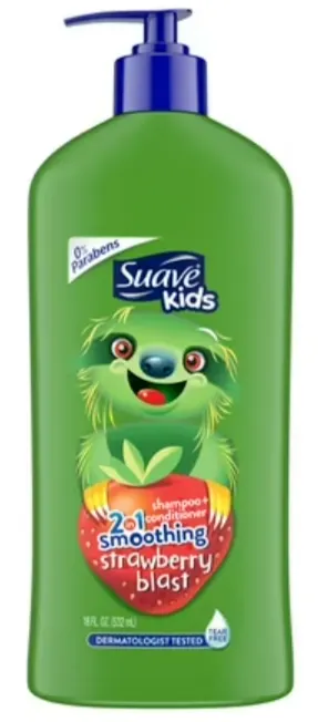 Suave Kids Strawberry Blast 2 In 1 Shampoo + Conditioner 532ml