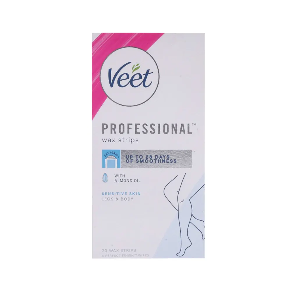 Veet Professional Wax Strips Sensitive Skin 20s