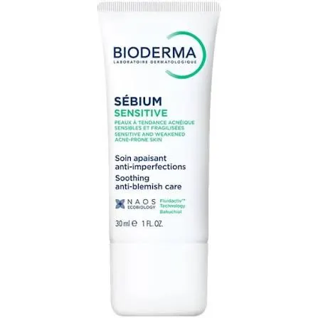 Bioderma Sebium Sensitive Soothing Anti-Blemish Care for Acne-Prone Skin 30ml