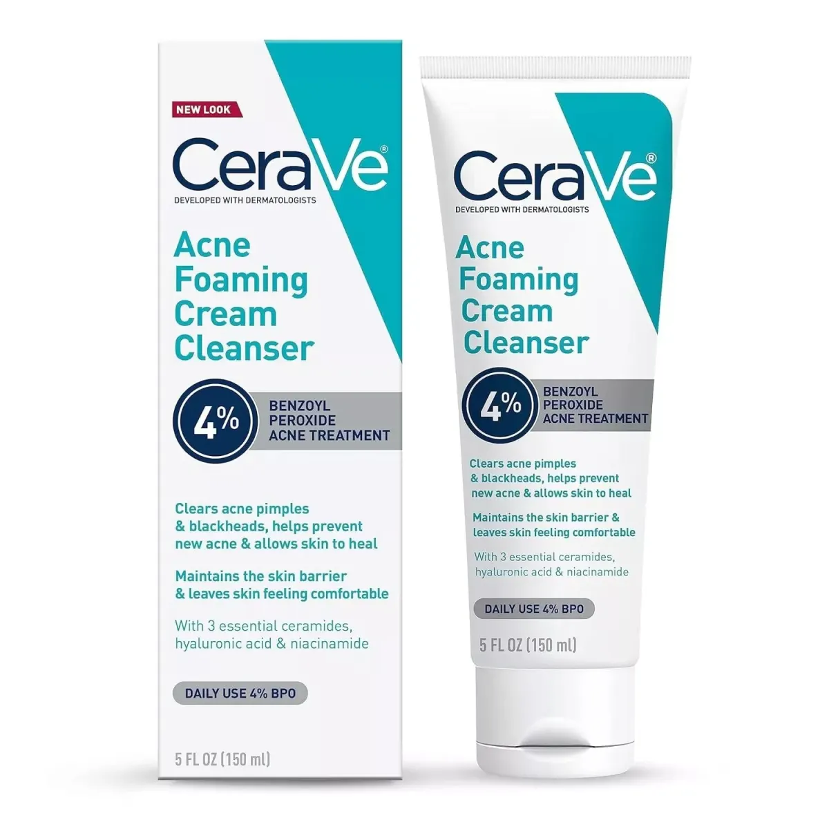 CeraVe Acne Foaming Cream Cleanser – 150ml