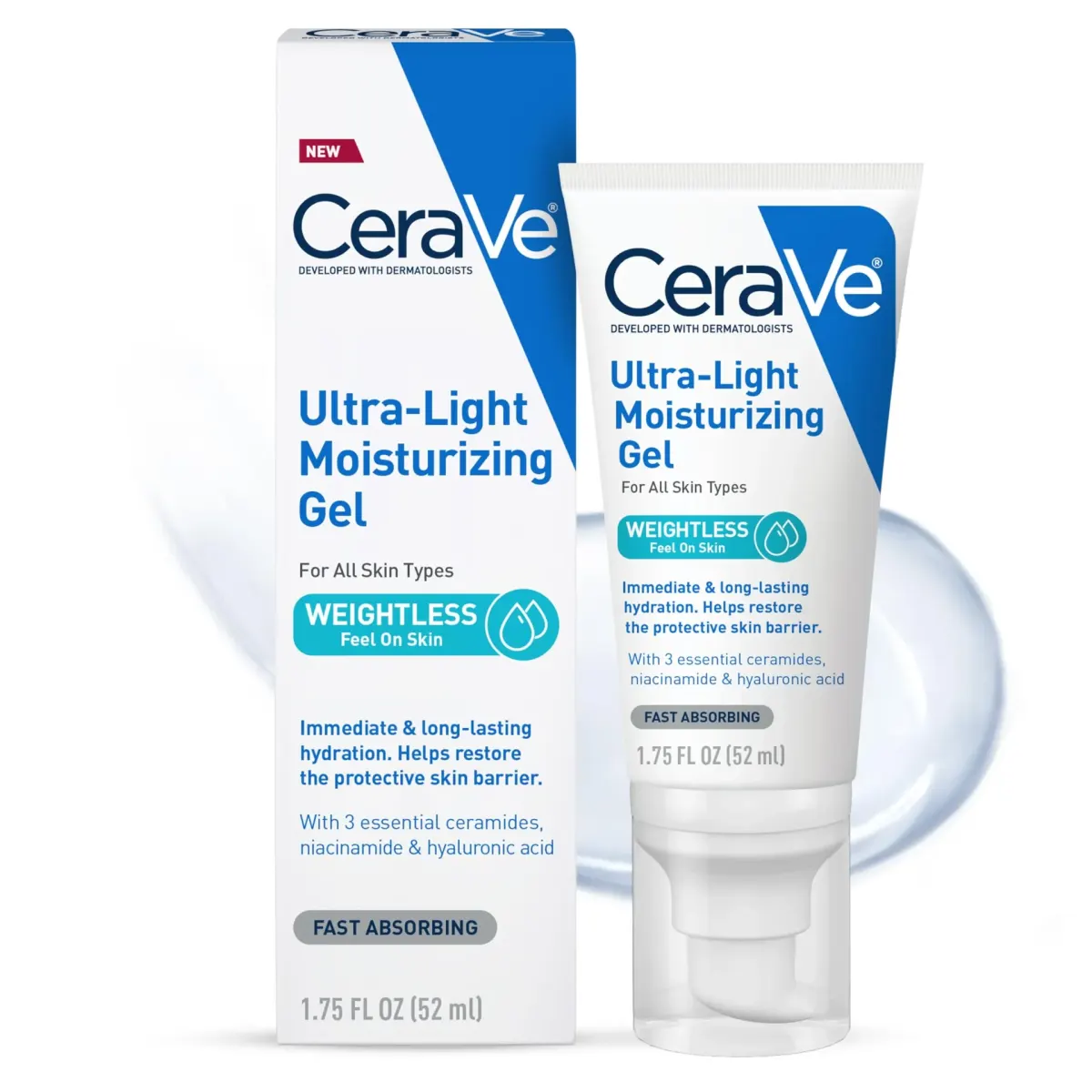 Cerave Ultra Light Moisturizing Gel 52ml
