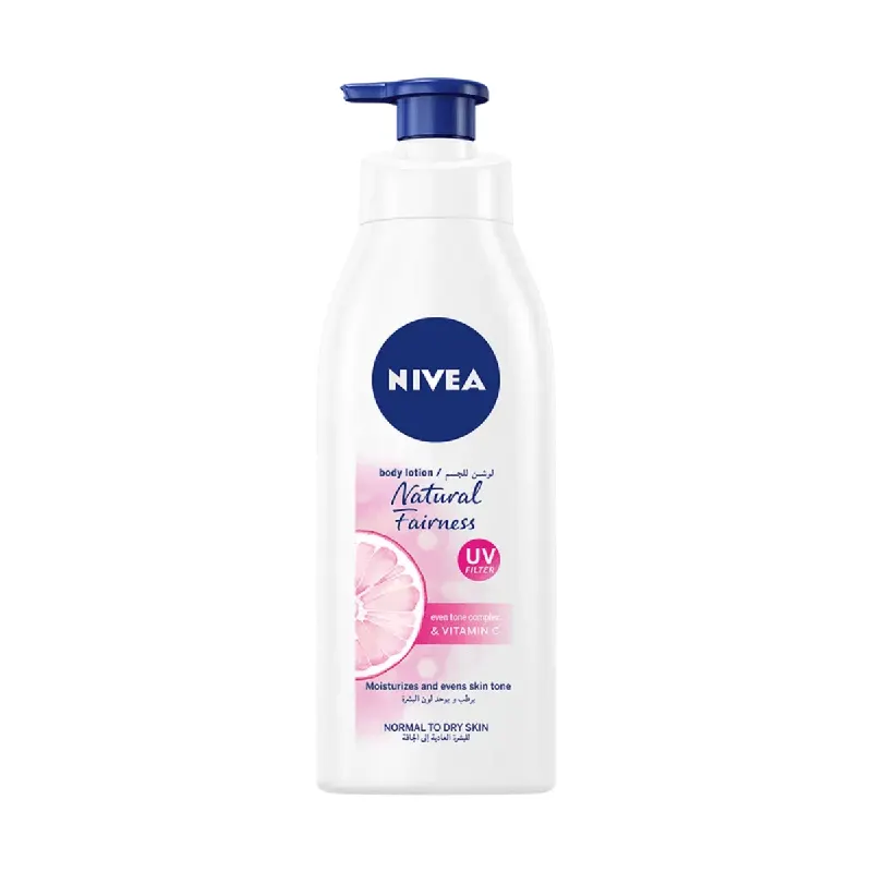 Nivea Natural Fairness Body Lotion With UV Filter For Normal To Dry Skin 400ml