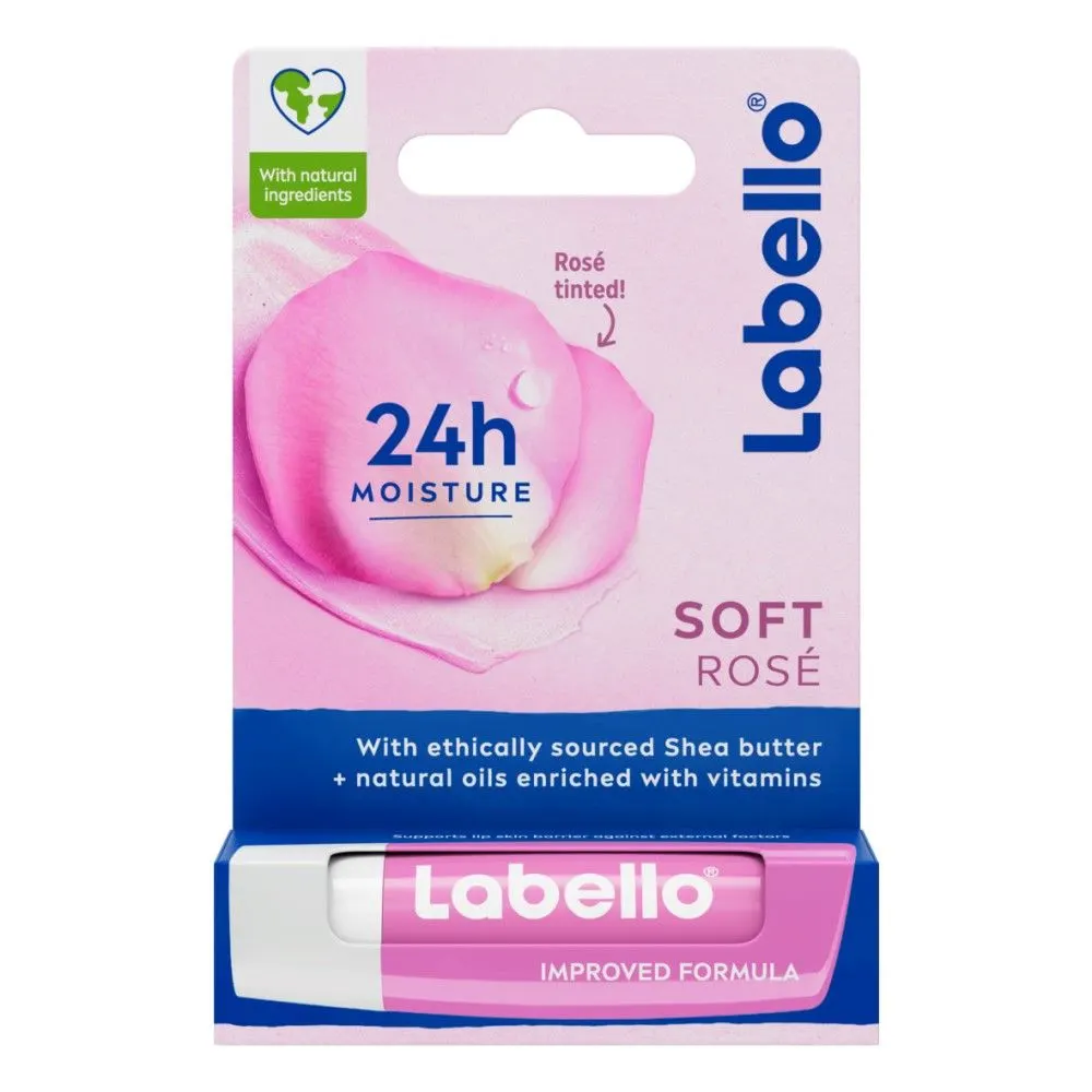 Labello Soft Rose Lip Balm 12g