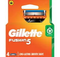 Gillette Fusion Razor Blades 4 Cartridges Refills