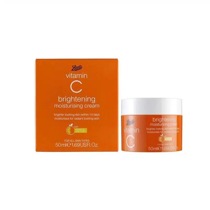 Boots Vitamin C Brightening Moisturising Cream - 50ml