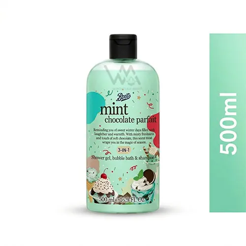 Boots Mint Chocolate Parfait 3 in 1 Shower Gel 500ml