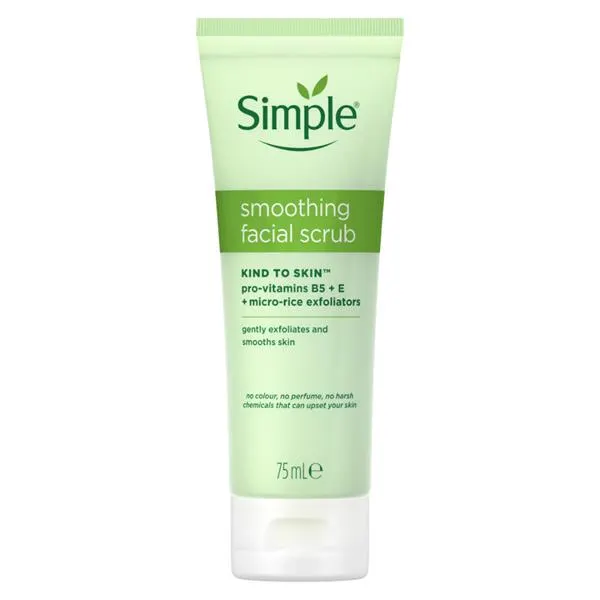 Simple Smoothing Facial Scrub With Rice Granules 75ml