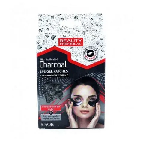 Beauty Formulas Charcoal Hydro-Gel Under Eye Patches 6 pairs