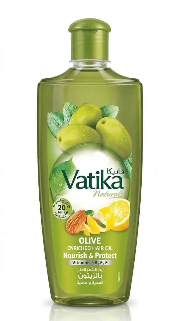Vatika Naturals Olive Enriched Hair Oil - Olive Scent 300ml