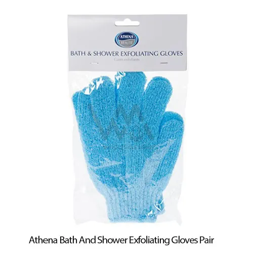 Athena Bath And Shower Exfoliating Gloves Pair