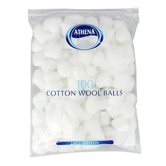 Athena Beaute Cotton Wool Balls 100 Pcs