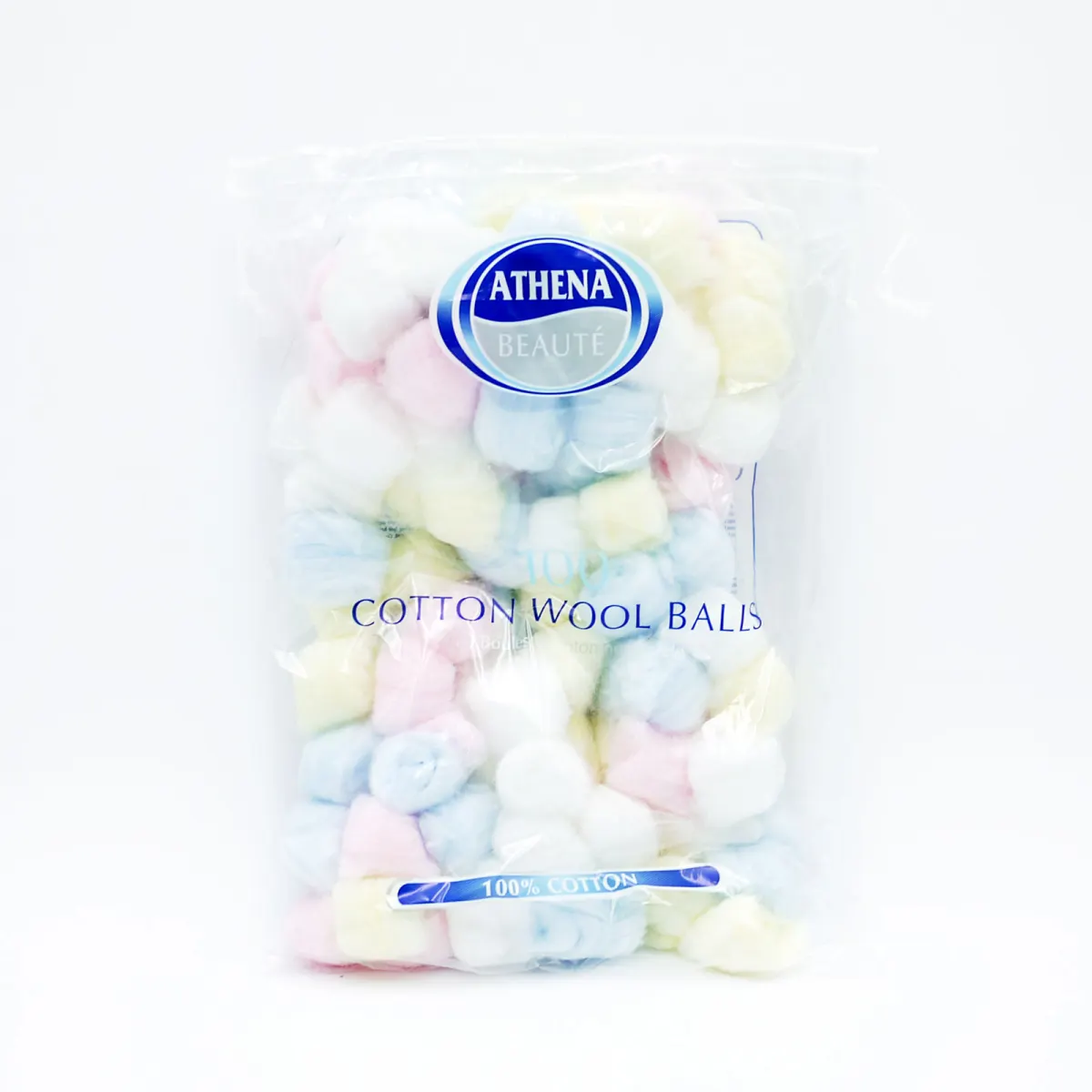 Athena Mix Colour Cotton Wool Balls 100 Pcs