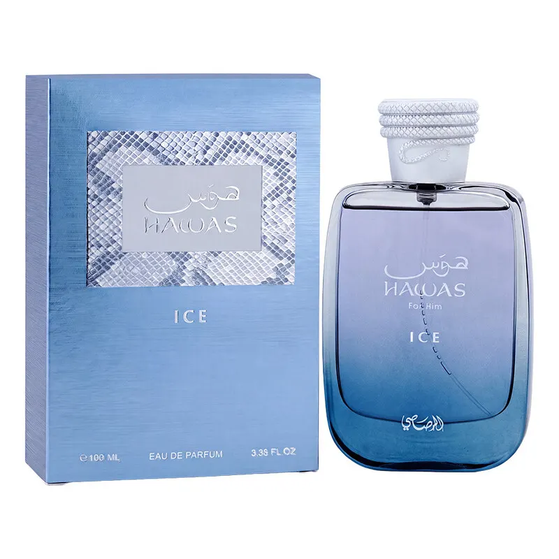 Men's Hawas Ice Eau De Perfume Spray 3.38 oz Fragrances 100 ml