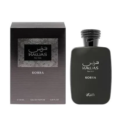 Men's Hawas Kobra EDP Spray 3.4 oz Fragrances 100ml