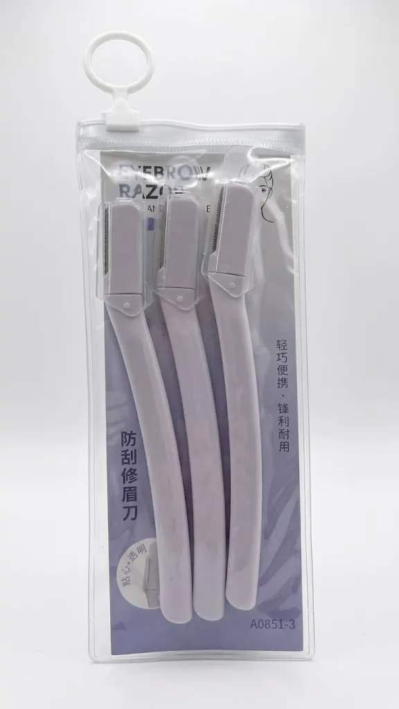 LMLTOP 3pcs Lady Eyebrow Razor NO. A0851 - SKY BLUEchz
