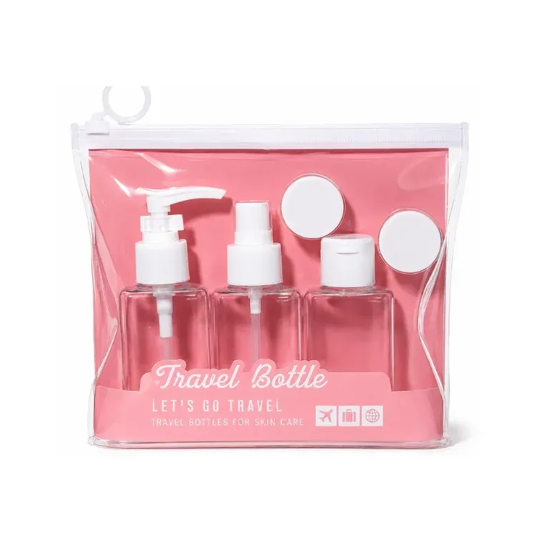 Lmltop Travel Bottle Skincare Set - Mini Portable Plastic Packaging