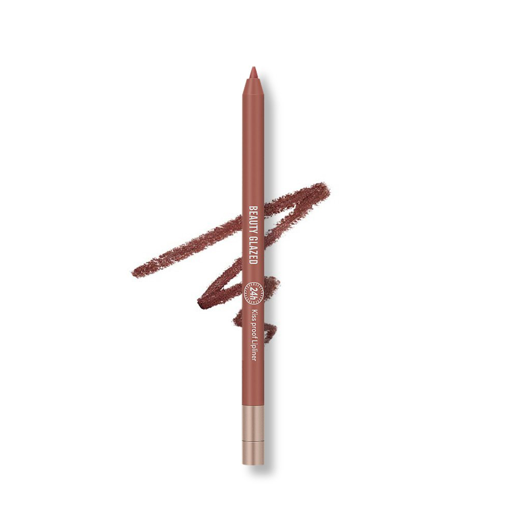 Beauty Glazed Lip Liner Waterproof & Long Lasting – B107 Dark Brown
