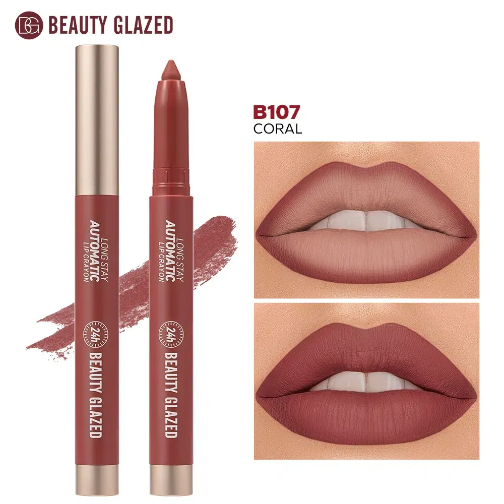 Beauty Glazed Lip Crayon – Coral B107