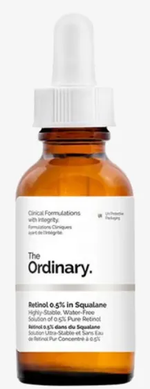 The Ordinary Retinol 0.5 Percent In Squalane Serum - 30 ml