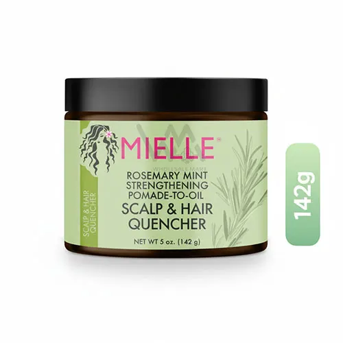 Mielle Rosemary Mint Hair Pomade To Oil Hair & Scalp Quencher 142m