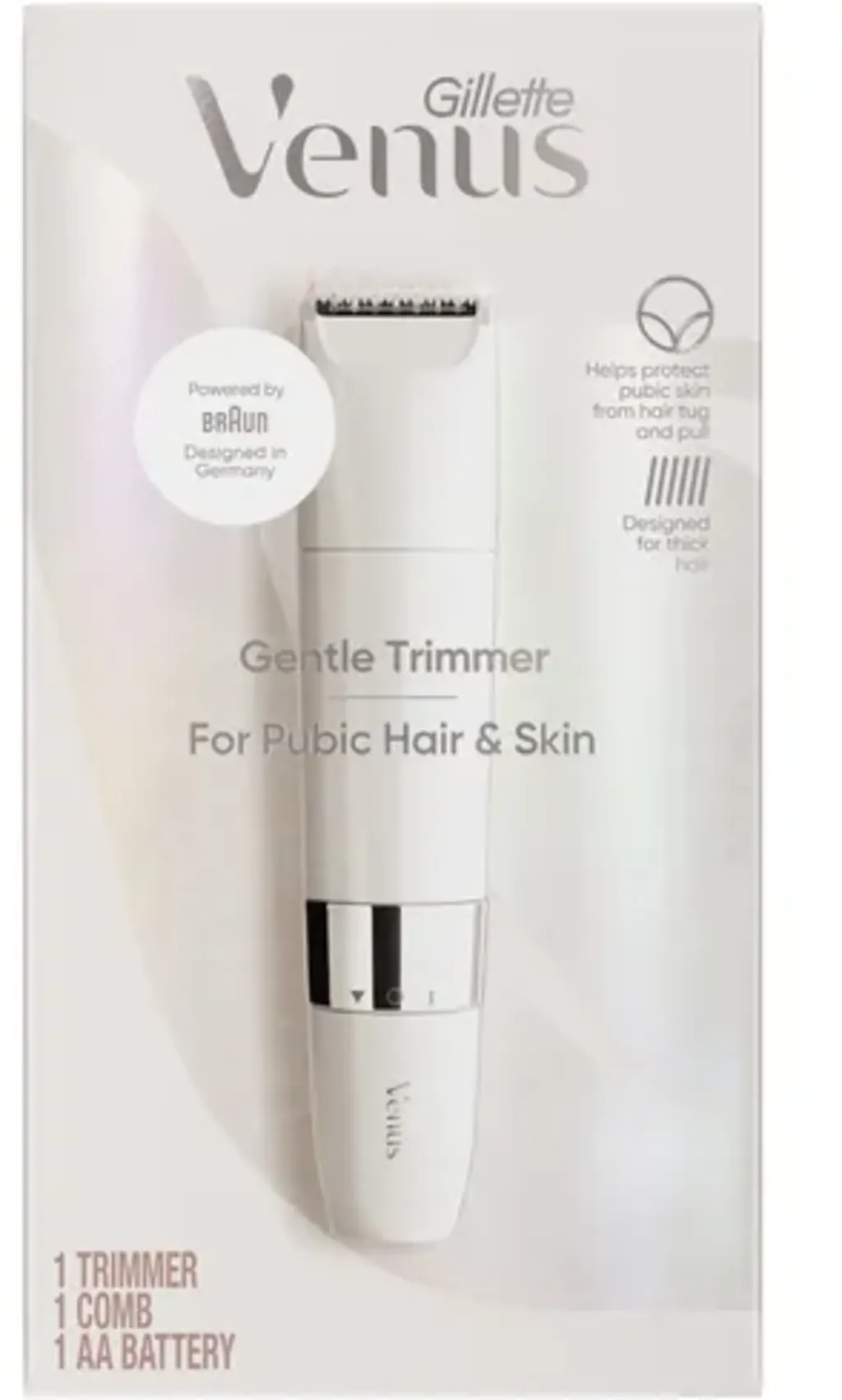 Gillette Venus Gentle Trimmer for Public Hair & Skin